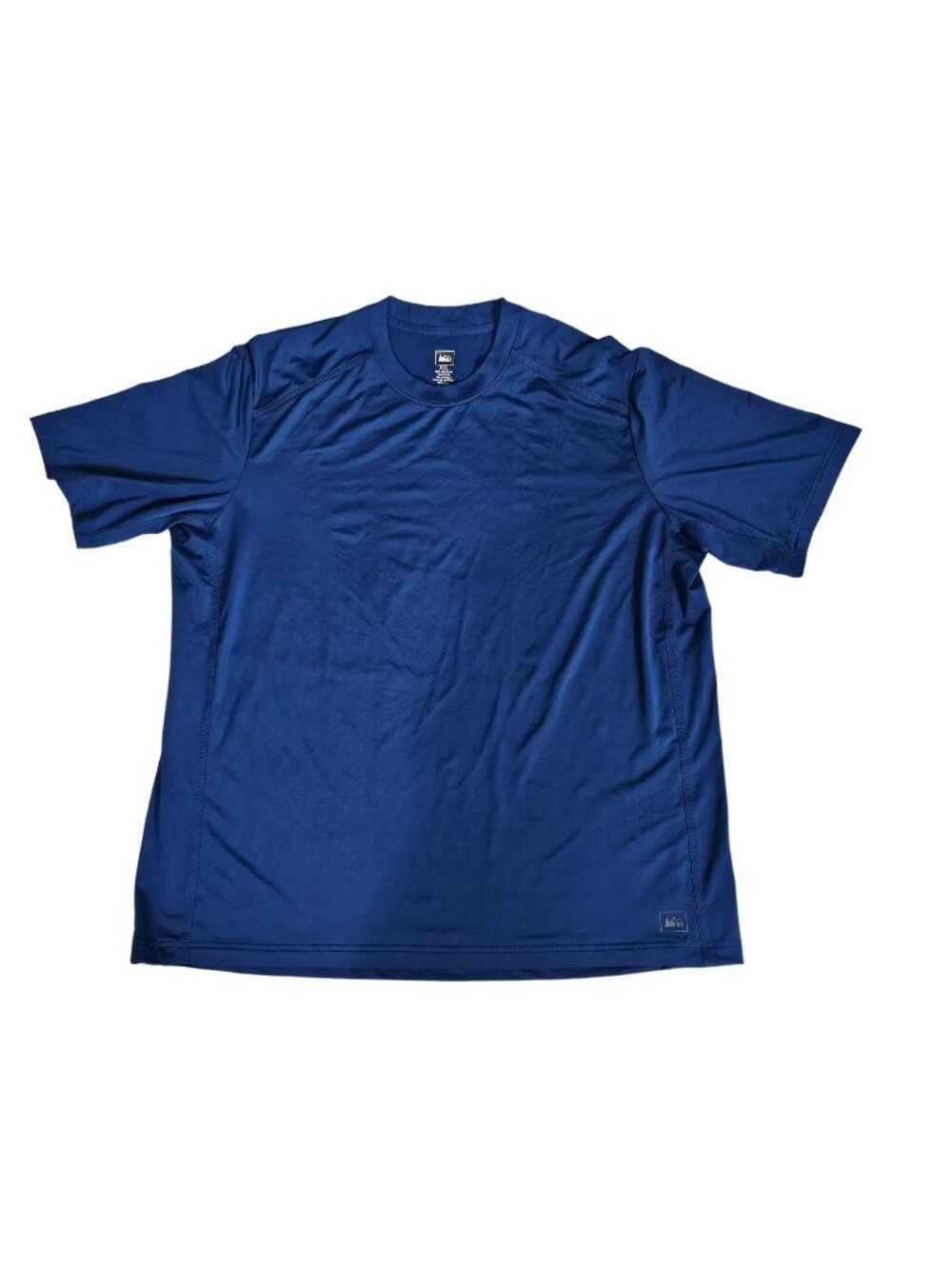 REI Co-op T Shirt Mens XXL Blue Recycled Polyester Spandex Active Performance